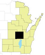 Outagamie County Locator Map